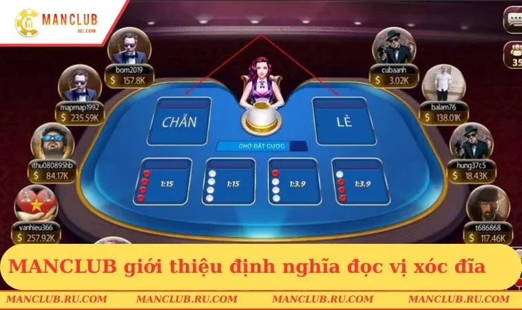 manclub gioi thieu dinh nghia doc vi xoc dia MANCLUB giới thiệu định nghĩa đọc vị xóc đĩa
